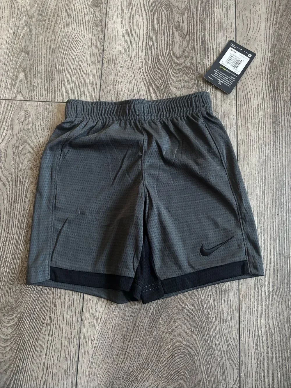Nike boys Gray Dri-FIT Athletic Shorts